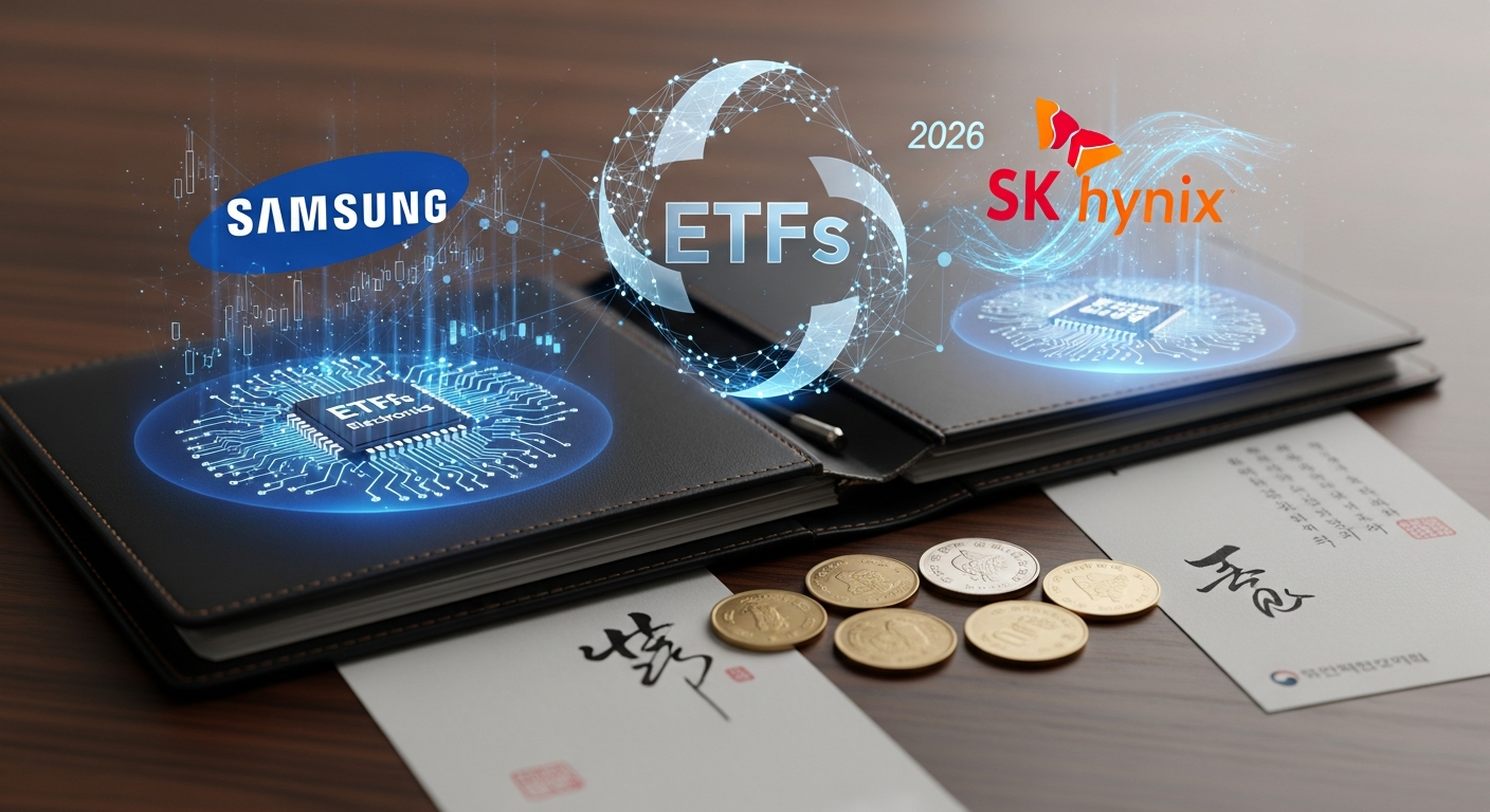 2026년 HBM 관련 ETF와 삼성전자, SK하이닉스의 균형 잡힌 투자 포트폴리오 컨셉
