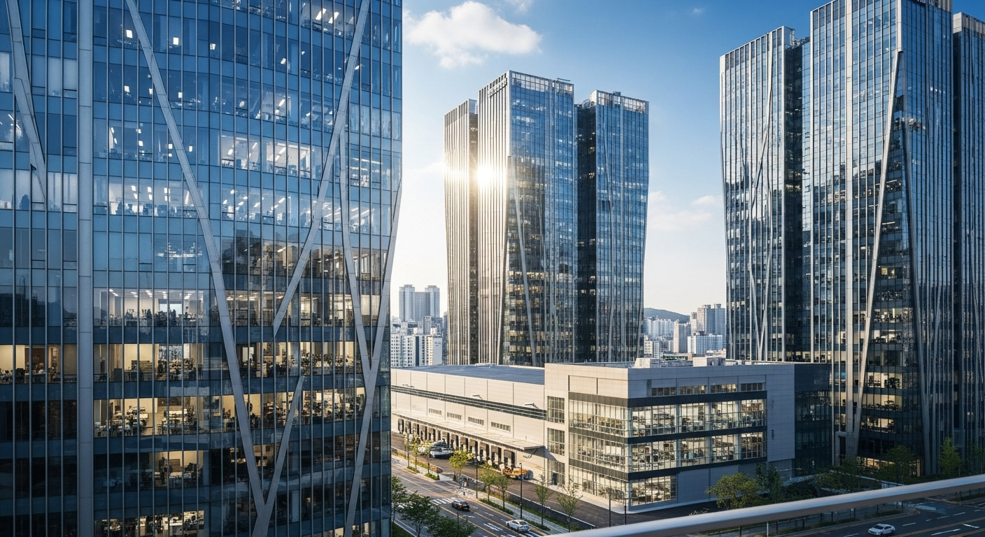 서울 A급 오피스와 첨단 자동화 물류센터가 있는 상업용 부동산 시장의 안정적인 모습